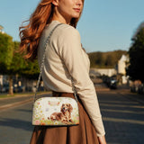 DachyCharm Sunny Meadow Personalized Leather Crossbody Bag
