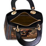 DachyCharm ROSEWOOD QUEEN PERSONALIZED Lady Leather Bag