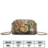 DachyCharm Rustic Pause Leather Crossbody Bag