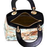 DachyCharm PEACH BLOOM PERSONALIZED Lady Leather Bag
