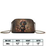DachyCharm Rosewood Queen Leather Crossbody Bag