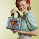 DachyCharm COWBOY DOXIE PERSONALIZED Lady Leather Bag