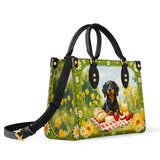 DachyCharm Sunny Picnic Pup Leather Bag