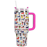 DachyCharm Doxie Holiday Personalized Tumbler