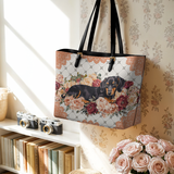 DachyCharm Regal Wiener Leather Tote Bag