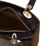 DachyCharm Mocha Bloom Lady Leather Bag
