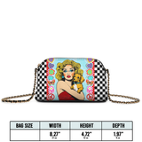 DachyCharm  Wiener Chic Leather Crossbody Bag