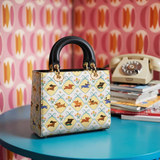 DachyCharm Puppy Delight Lady Leather Bag