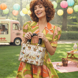 DachyCharm Paws Garden Lady Leather Bag
