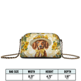 DachyCharm Sunshine Doxie Leather Crossbody Bag