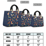 DachyCharm Doxie Fiesta Lady Leather Bag