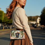 DachyCharm Tea Whiskers Leather Crossbody Bag
