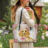 DachyCharm Rosalia Pup Leather Tote Bag