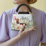 DachyCharm Sniff Joy Leather Satchel Bag