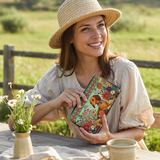 DachyCharm Wildflower Weenie Leather Wallet