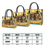 DachyCharm - Leather Bag Sunflower Woofs