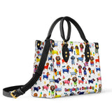 DachyCharm Doxie Holiday Leather Bag