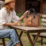 DachyCharm Carved Grace Leather Bag