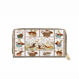 DachyCharm Paws Garden Leather Wallet