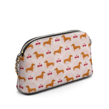 DachyCharm Pink Pupcake Leather Crossbody Bag