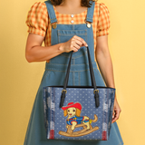 DachyCharm Rodeo Pup Leather Tote Bag