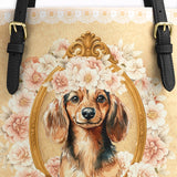 DachyCharm Golden Bloom Leather Tote Bag
