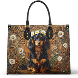 DachyCharm Daisy Crown Leather Bag