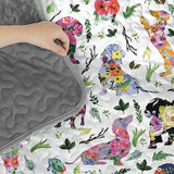 DachyCharm Garden Paws Quilt 3-Piece Set