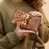 DachyCharm Carved Grace Leather Wallet