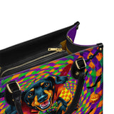 DachyCharm Vampire Pup Leather Bag