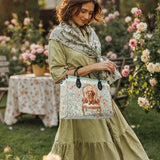 DachyCharm Velvet Throne Leather Bag