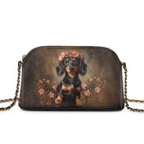 DachyCharm Rosewood Queen Leather Crossbody Bag