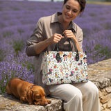 DachyCharm Floral Parade Leather Bag