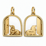 DachyCharm My Little Shadow – Personalized Dachshund Charm Bracelet