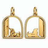 DachyCharm My Little Shadow – Personalized Dachshund Charm Bracelet