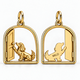 DachyCharm My Little Shadow – Personalized Dachshund Charm Bracelet