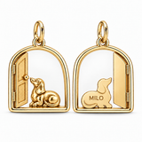 DachyCharm My Little Shadow – Personalized Dachshund Charm Bracelet
