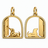 DachyCharm My Little Shadow – Personalized Dachshund Charm Bracelet