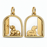 DachyCharm My Little Shadow – Personalized Dachshund Charm Bracelet