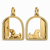 DachyCharm My Little Shadow – Personalized Dachshund Charm Bracelet