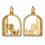 DachyCharm My Little Shadow – Personalized Dachshund Charm Bracelet