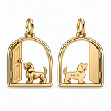 DachyCharm My Little Shadow – Personalized Dachshund Charm Bracelet