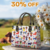 DachyCharm Doxie Holiday Leather Bag