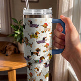 DachyCharm Dachshund Troupe Tumbler