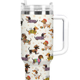 DachyCharm Dachshund Troupe Tumbler