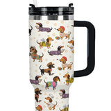 DachyCharm Dachshund Troupe Tumbler