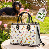 DachyCharm Doxie Parade Leather Bag