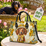 DachyCharm Sunshine Doxie Leather Bag