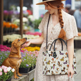 DachyCharm Dachshund Troupe Leather Bag