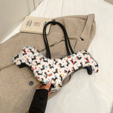 Cute Dachshund Shape Leather Bag